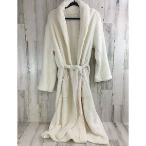 BAREFOOT DREAMS Robe CozyChic Cream Off White Long Size 2 Womens M L